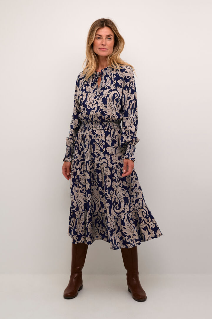 Lucy Blue Paisley Dress