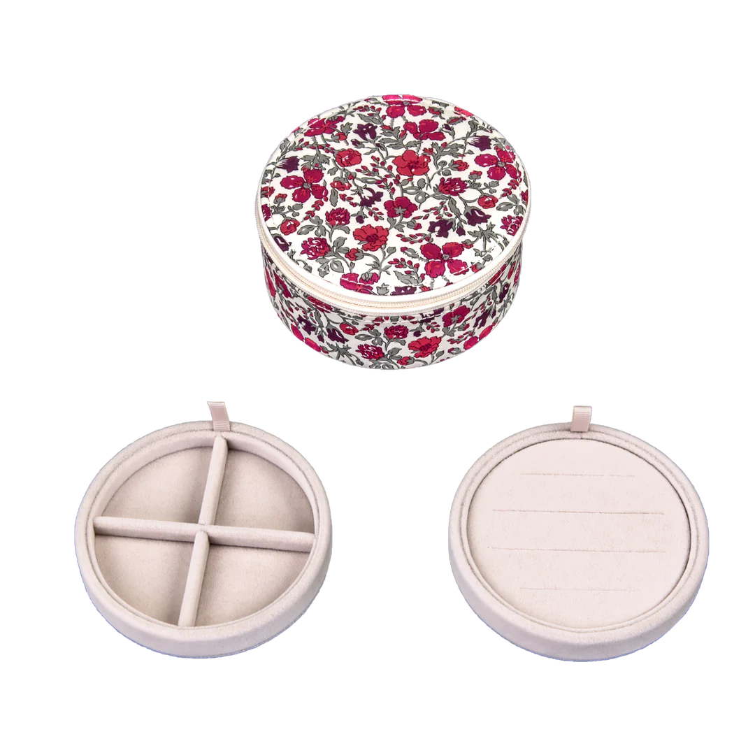 Round Jewlery Box Liberty Prints