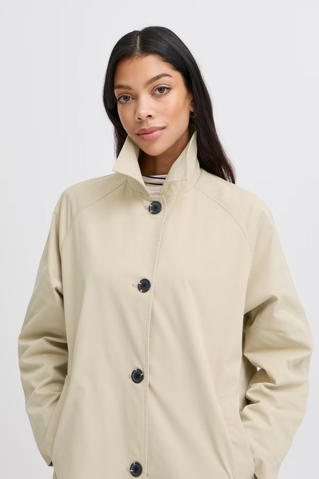 Amona Long Trench Coat