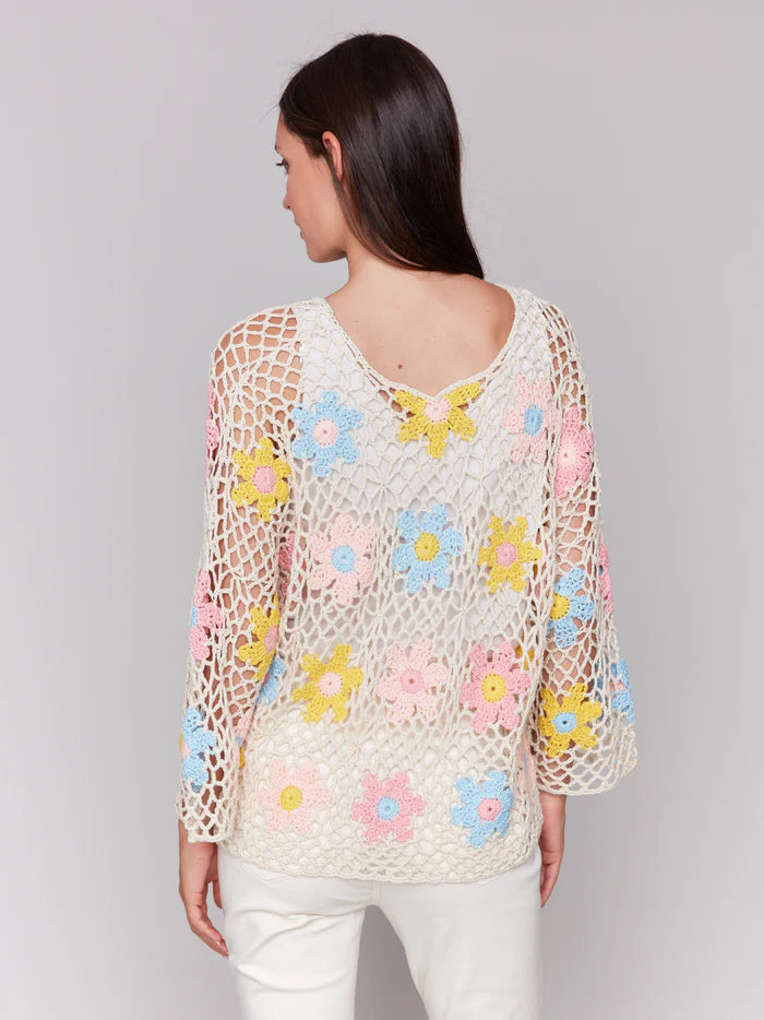 Floral Crochet Knit