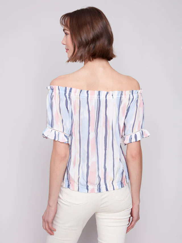 Nautical Peasent Blouse