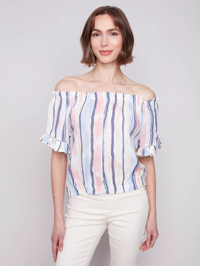 Nautical Peasent Blouse