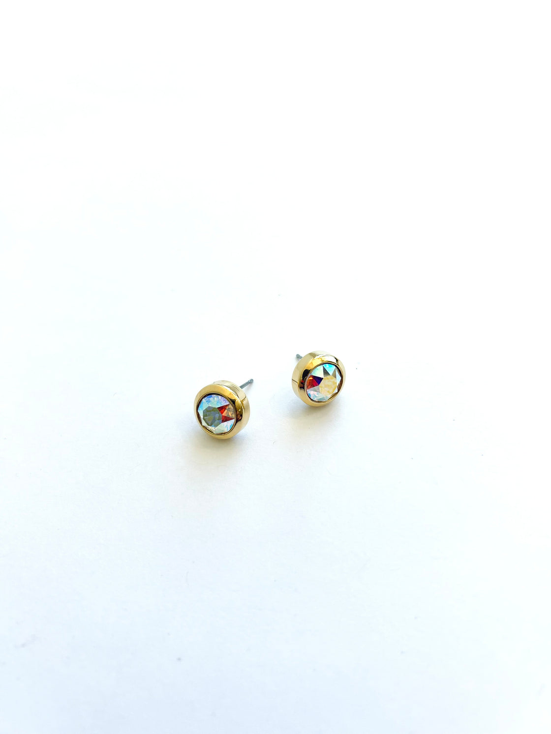 Ab + Gold Small Earring