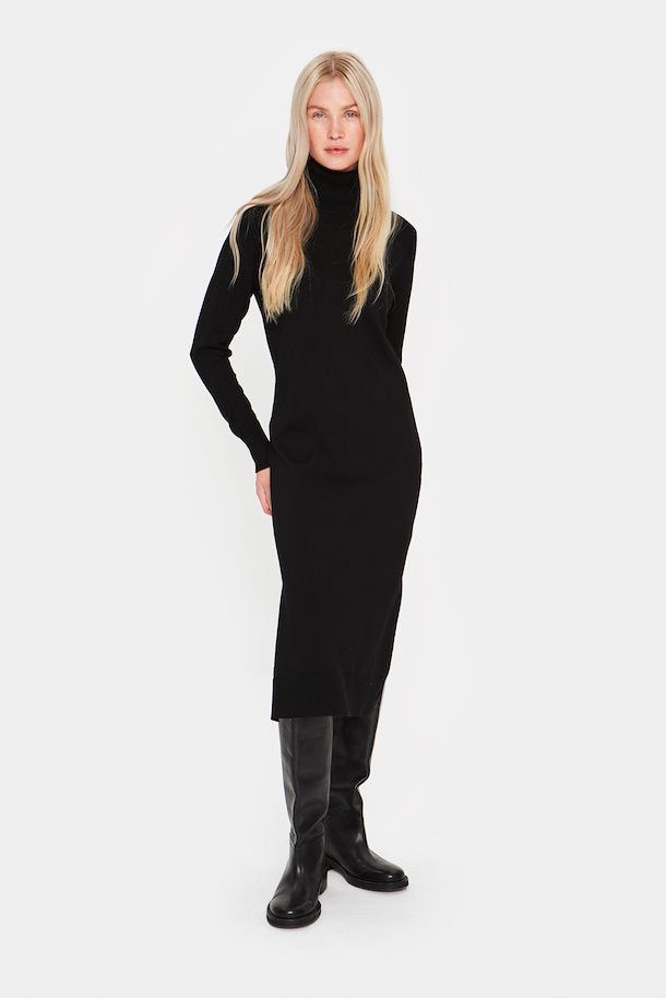 Mila Roll Neck Long Dress