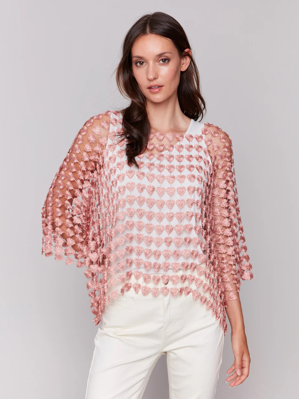 Textured Heart Top