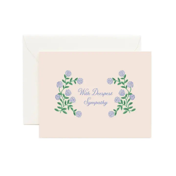 Hydrangea Sympathy Card