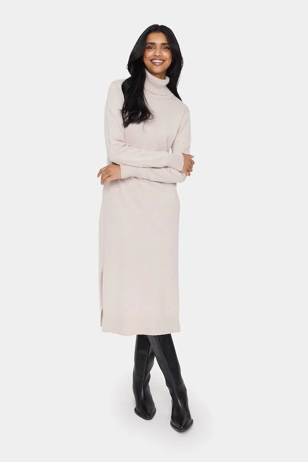 Mila Roll Neck Long Dress