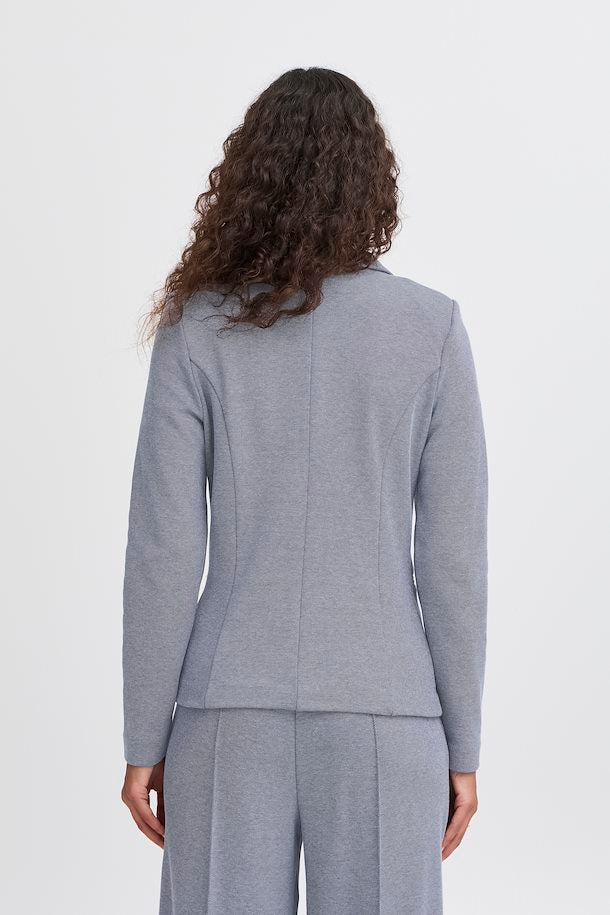 Kate Medieval Blue Pique Blazer