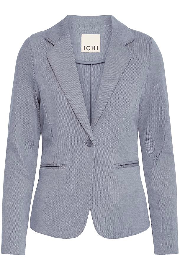 Kate Medieval Blue Pique Blazer