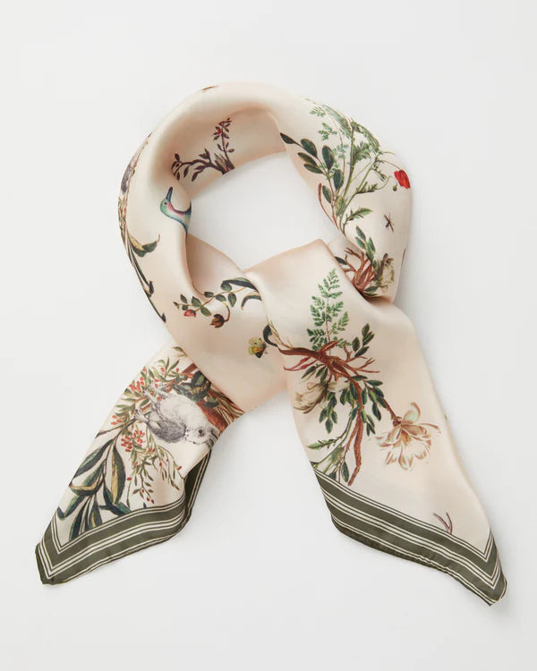 Toile de Jouy Square Scarf