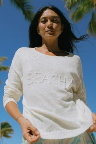 Beachy Ivory Knit