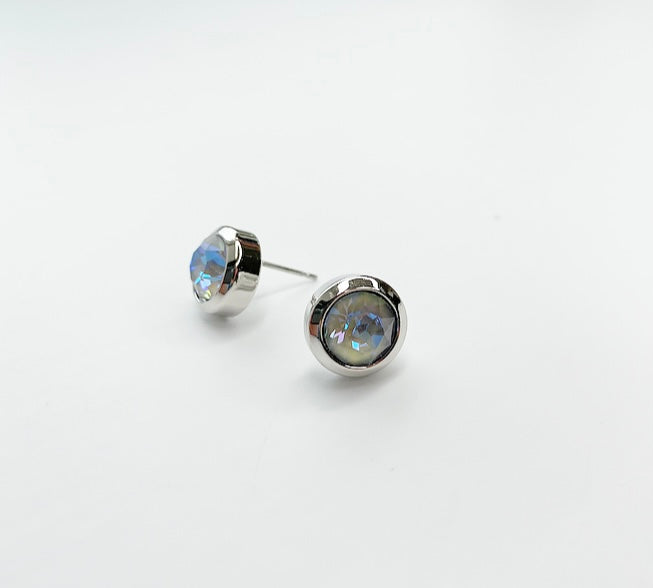 Serene Grey Delite Small Round Earring